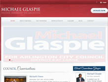 Tablet Screenshot of glaspieforcouncil.com